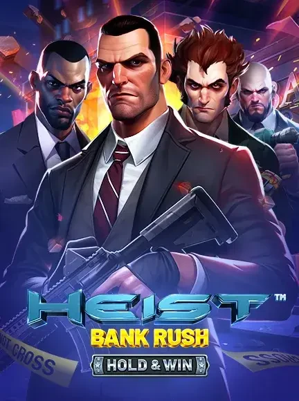 Heist: Bank Rush - Hold & Win pokie by Betsoft: cover art